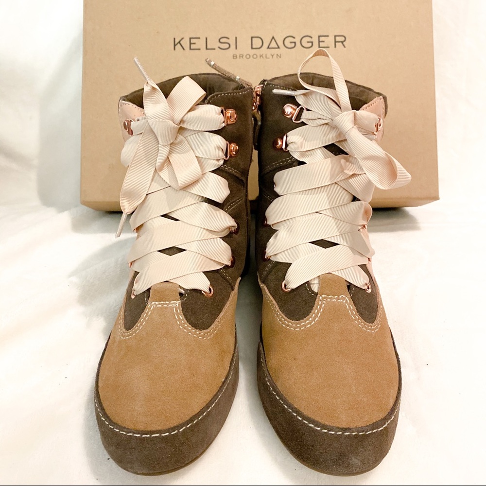 Kelsi Dagger Brooklyn Mari Hiker Boot 7.5 Mocha